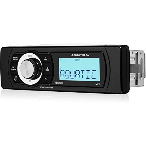 【中古】【未使用 未開封品】Aquatic AV MP6 浅いマウント 防水 マリンステレオ