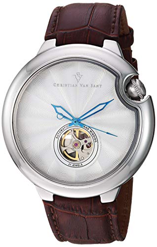 【中古】【未使用・未開封品】Christian Van Sant Men's Cyclone Automatic - Silver