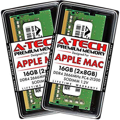 【中古】【未使用 未開封品】A-Tech 16GB キット (2x8GB) DDR4 2666MHz RAM Apple 2019 2020 iMac 27インチ (iMac19,1 iMac20,1 iMac20,2) 2018 Mac Mini PC4-21300 SO-D