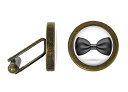【中古】【未使用・未開封品】Oakmont カフリンクス タキシード ボウタイ カフスボタン フォーマル ドレス カフリンクス (角度付きエディション)