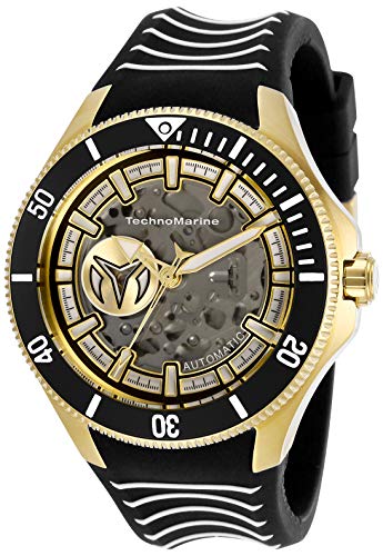 【中古】【未使用・未開封品】Technomarine クルーズ シャーク 自動巻き シルバーダイヤル メンズウォ..