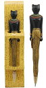 【中古】【未使用・未開封品】エブロス エジプト ユバスティ寺院 バステト 猫 ボールペン エジプトの神 テーマ ペン エジプトのヒエログリフ 家庭の肥料 女性と家族 エジプト