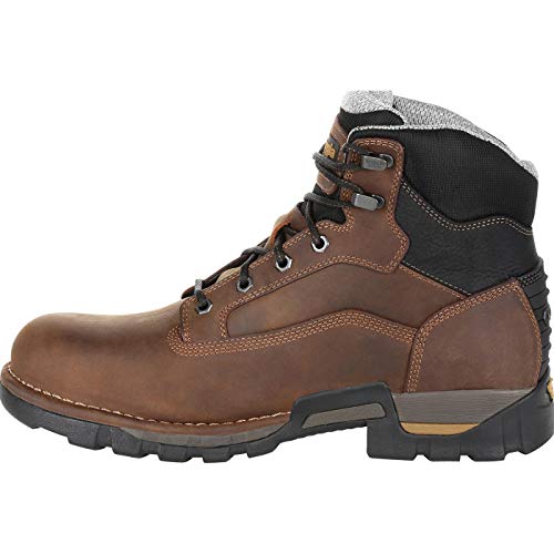 【中古】【未使用・未開封品】[Georgia] Boot Men's 6" Eagle One Steel Toe Waterproof Brown 8 D US
