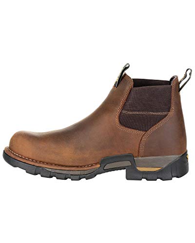 yÁzygpEJiz[Georgia] Boot Men's Eagle One Waterproof Chelsea Soft Toe Brown 10 D US