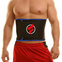 【中古】【未使用・未開封品】Fitru ウエストトリマー サウナ腹筋ベルト 男女兼用 ウエストトレーナー お腹ラップ(ブルー L: 9インチ X 42インチ)