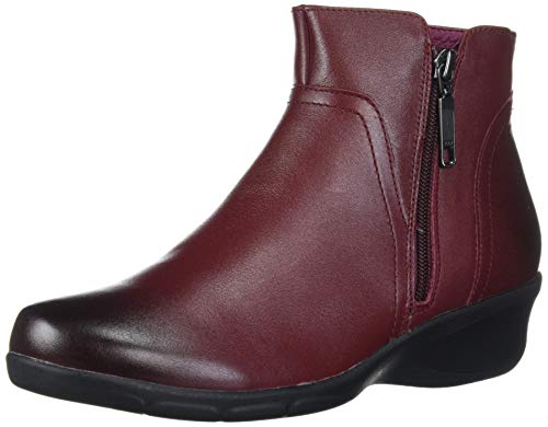 Propet Women's Waverly Ankle Boot, Burgundy, 10 X-Wide