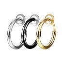 【中古】【未使用・未開封品】COCHARM ピアス穴不要 セプタムジュエリー スプリング フェイククリップイヤリング フープ 軟骨 ヘリックス リップジュエリーフープ