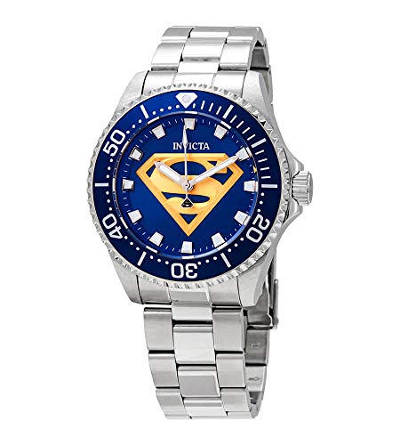 楽天AJIMURA-SHOP【中古】【未使用・未開封品】Invicta Men's DC Comics Steel Bracelet & Case Quartz Black Dial Analog Watch 29688