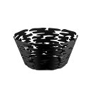 【中古】【未使用・未開封品】Alessi Barket ラウンドバスケット ? 21 ブラック