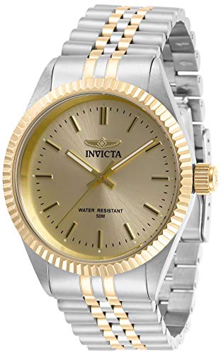 楽天AJIMURA-SHOP【中古】【未使用・未開封品】Invicta Men's Specialty Steel Bracelet & Case Quartz Champagne Dial Analog Watch 29382