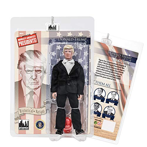 【中古】【未使用 未開封品】アメリカ大統領 8インチ アクションフィギュアシリーズ:ドナルド トランプ ブラックスーツバリアント