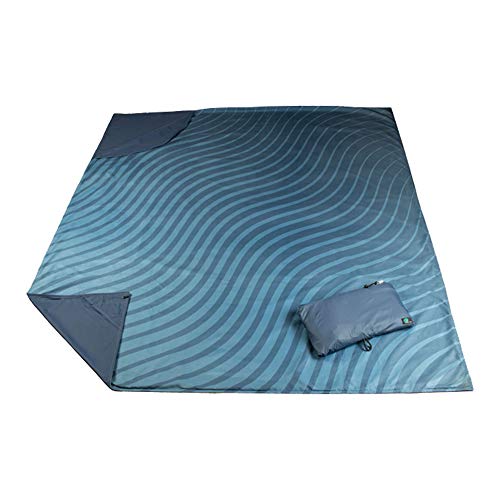 【中古】【未使用・未開封品】Acteon Adventure アウトドアブランケット 8イン1 万能で防水ブランケット 丈夫なリップストップナイロン製 ソフトマイクロファイバーのトップ付