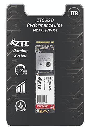 【中古】【未使用・未開封品】ZTC M.2 NVMe PCIe 80mm SSD アスタウンディングパフォーマンス 高耐久性 ゲーム用アップグレードに最適 1TB ZTC-PCIEG3-001T