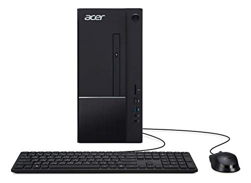 【中古】【未使用・未開封品】Acer Aspire TC-875-UR11 デスクトップ、第10世代 Intel Core i3-10100 4コアプロセッサ、8GB 2666MHz DDR4、1TB 7200RPMハードドライブ、8X DVD