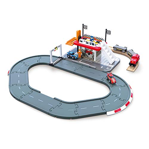 Other - 【中古】【未使用・未開封品】Hape(ハペ) レーシングサーキットセット E3734