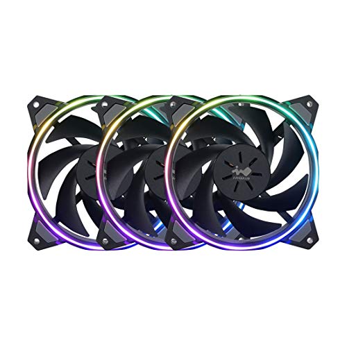 【中古】【未使用 未開封品】InWin Sirius Loop Addressable RGB Triple Fan Kit 120mm High Performance Cooling Computer Case Fan Cooling