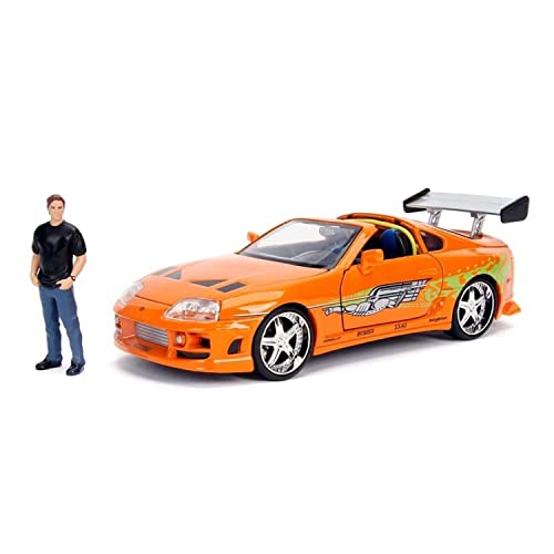 【中古】【未使用・未開封品】1:24 F&F BRIAN'S TOYOTA SUPRA w/BRAIAN O'CONER ワイルドスピード ミニカー