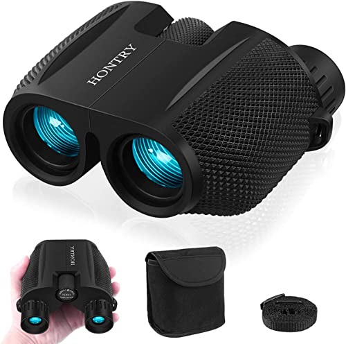 【中古】【未使用・未開封品】Binoculars for Adults and Kids, 10x25 Compact Binoculars for Bird Watching, Theater and Concerts, Hunting and Sport Games