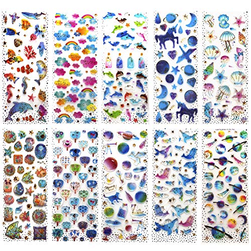 【中古】【未使用・未開封品】エーアイイーエックス（AIEX）子供&幼児用 3Dシール ぷくぷくステッカー ..