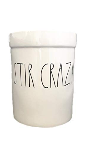 【中古】【未使用・未開封品】Rae Dunn STIR CRAZY セラミック台所用具ホルダー キッチン収納