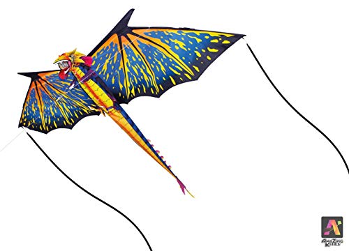 【中古】【未使用・未開封品】AmaZing Kites 3Dナイロンドラゴンカイト 翼幅80インチ (6フィート8インチ)