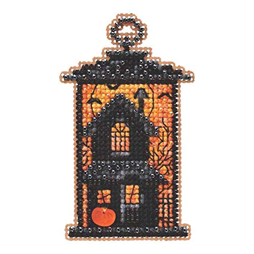 【中古】【未使用・未開封品】Moonstruck Manor ビーズ カウント付き クロスステッチ オーナメントキット ミルヒル 2019 秋収穫 MH181923