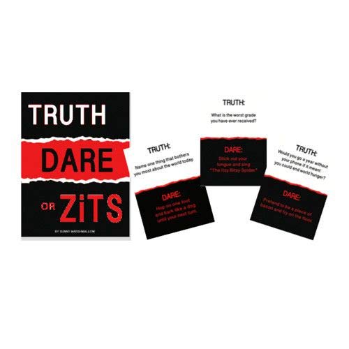 【中古】【未使用・未開封品】Truth Dare or Zits カードゲーム