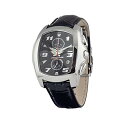 【中古】【未使用・未開封品】Chronotech CT7895M-62 メンズ アナログ クォーツ 腕時計 レザーストラップ付き