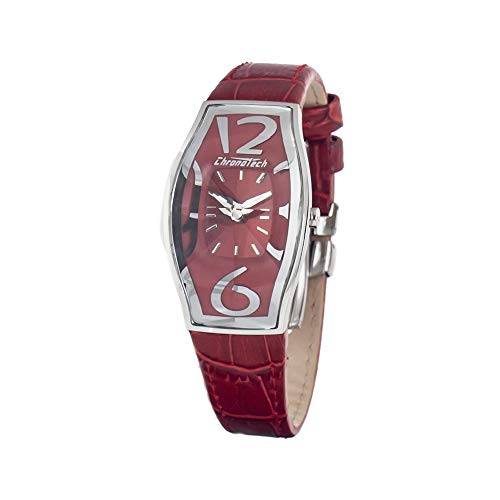 【中古】【未使用・未開封品】[女性用腕時計]Chronotech Womens Analogue Quartz Watch with Leather Strap CT7932L-55