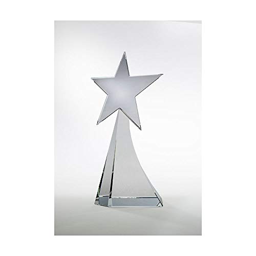 【中古】【未使用・未開封品】Orrefors 北欧のシュートスター クリスタル装飾 高さ10.8インチ x 幅5.3インチ