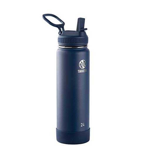 【中古】【未使用・未開封品】Takeya Actives ストロー断熱ウォーターボトル 24オンス ミッドナイトブルー 【中古】【未使用・未開封品】Takeya Actives ストロー断熱ウォーターボトル 24オンス ミッドナイトブルー