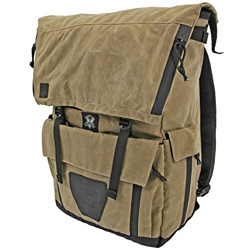 Grey Ghost Gear ジプシー、バックパック、フィールドタン、ワックスキャンバス、19インチx16インチx4.5インチ