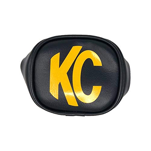 【中古】【未使用 未開封品】KC HiLiTES 5303 3インチ 長方形 ブラック イエローKCライトカバー - ペア