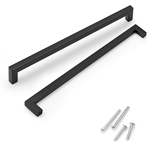 【中古】【未使用・未開封品】ステンレススチールキャビネット取っ手 30個パック ブラック ステンレススチール キッチンキャビネットハンドル 引き出し取っ手 穴の間隔10イン