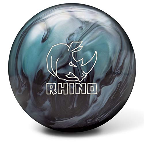 【中古】【未使用・未開封品】Brunswick Rhino Reactive ドリル済み ボーリングボール メタリックブルー/ブラック 15ポンド 【中古】【未使用・未開封品】Brunswick Rhino Reactive ドリル済み ボーリングボール メタリックブルー/ブラック 15ポンド