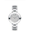 【中古】【未使用・未開封品】Movado ボールド ステンレス ケース シルバー文字盤 ステンレス ブレスレット レディース 3600567
