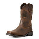 【中古】【未使用・未開封品】ARIAT Rambler Patriot アンティーク調 ブラウン 9