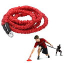 【中古】【未使用・未開封品】YNXing ダイナミックレジスタンストレーナー 加速 弾性コード 抵抗トレーニング 筋力・パワー・敏捷性を向上させる (10フィート)(4)