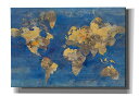 【中古】【未使用・未開封品】Albena HristovaによるEpic Graffiti 'Blue World' キャンバスウォールアート 26
