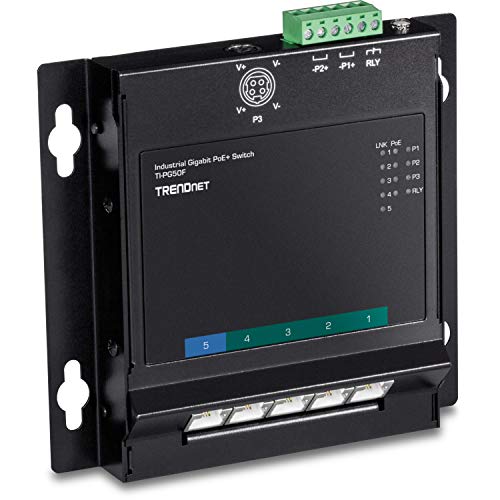 Trendnet TI-PG50F 5ポート産業用PoE +
