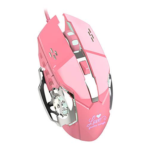 【中古】【未使用・未開封品】Gaming Mouse Wired, 6 Buttons, Chroma RGB Backlit, 3200 DPI Adjustable, Comfortable Grip Ergonomic Optical PC Computer USB Gaming Mice