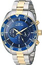 【中古】【未使用・未開封品】Invicta Men's Pro Diver Quartz Watch with Stainless Steel Strap, Two Tone, 24 (Model: 30056)