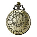 【中古】【未使用・未開封品】Morfong メンズ レディース クォーツ 懐中時計 ドクター・フー 告白パターン 懐中時計 チェーンボックス付き