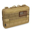 【中古】【未使用・未開封品】WYNEX タクティカル Molle アドミンポーチ アップグレード素材 半隠しファスナー 1000D タフナイロン EDC ユーテ...
