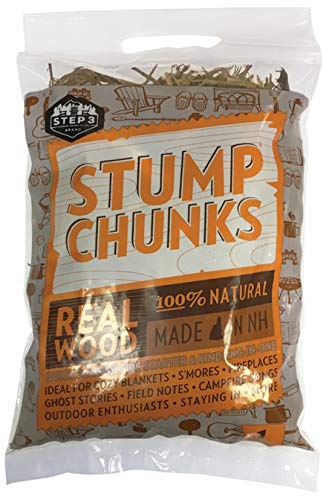 Stump Chunks Kindling & Firestarter 1立方フィート 防水バッグ