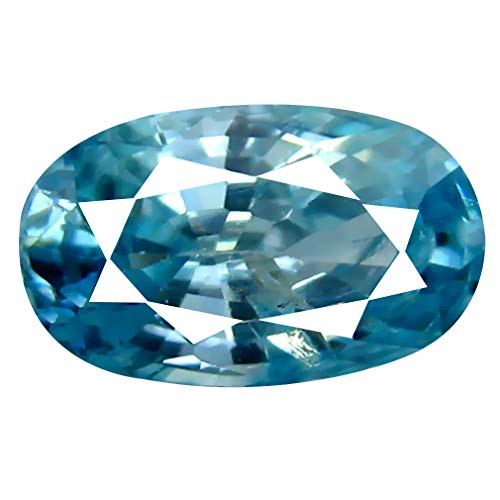 【中古】【未使用・未開封品】Deluxe Gems 1.90カラット オーバルカット (9 x 5 mm) 未処理 カンボジアン ブルージルコン 天然ルース 宝石 【中古】【未使用・未開封品】Deluxe Gems 1.90カラット オーバルカット (9 x 5 mm) 未処理 カンボジアン ブルージルコン 天然ルース 宝石