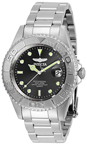 楽天AJIMURA-SHOP【中古】【未使用・未開封品】Invicta Men's Pro Diver Steel Bracelet & Case Quartz Black Dial Analog Watch 29937