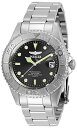 【中古】【未使用・未開封品】Invicta Men's Pro Diver Steel Bracelet & Case Quartz Black Dial Analog Watch 29937