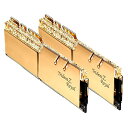 【中古】【未使用・未開封品】G.Skill 32GB DDR4 Trident Z ロイヤルゴールド 4000Mhz PC4-32000 CL19 1.35V ...