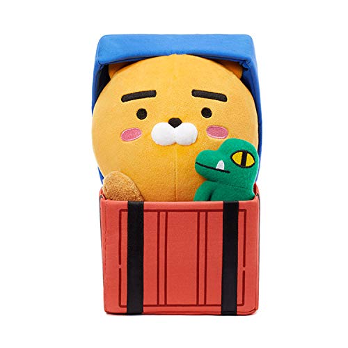 【中古】【未使用・未開封品】KAKAO FRIENDS 公式- Battle Grounds Ryan Plush Doll (Airdrop) 6.3インチ×10.6インチ